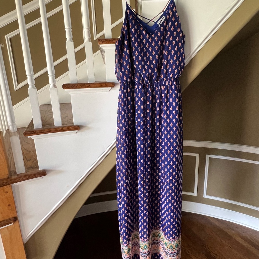 Sienna Sky blue dress. Size M